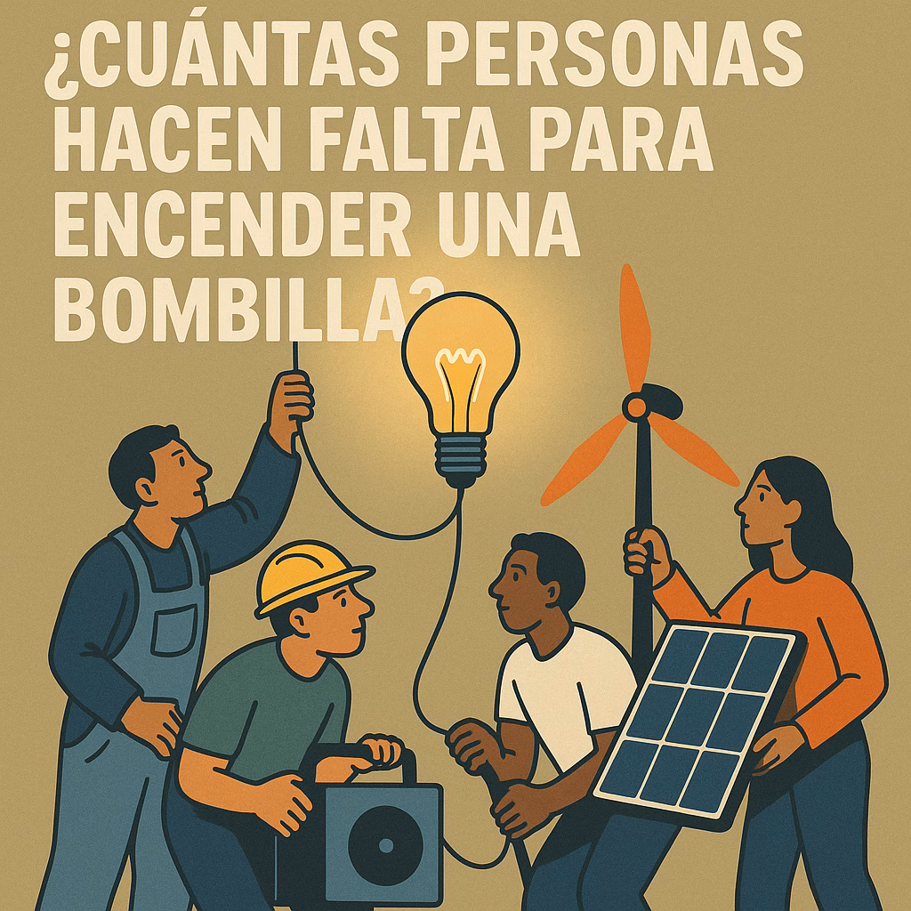 ¿CUANTAS PERSONAS HACEN FALTA PARA ENCENDER UNA BOMBILLA? [RC 1-2-3]