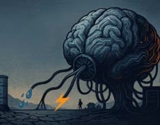 El voraz apetito del cerebro cibernético